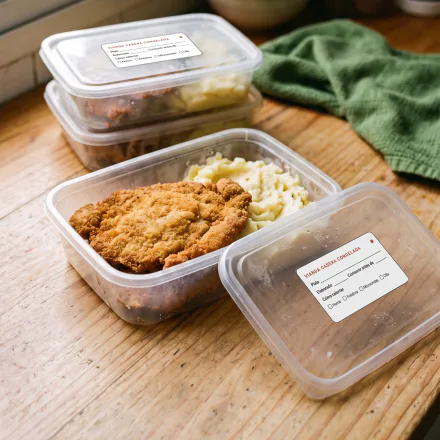 Milanesa con puré